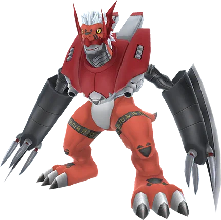 WarGrowlmon full-body artwork