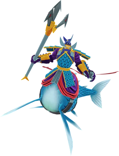 Neptunemon full-body artwork
