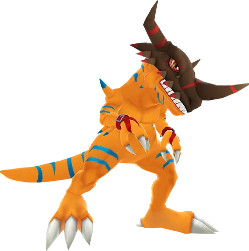 GeoGreymon full-body artwork