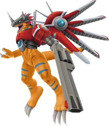 RizeGreymon full-body artwork