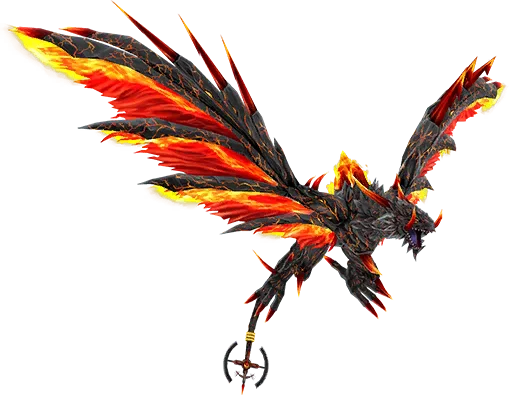 Volcanicdramon full-body artwork