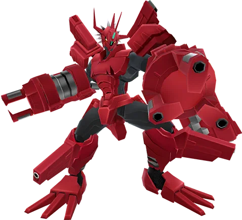 BlitzGreymon full-body artwork