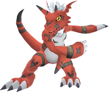 Growlmon full-body artwork