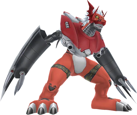 WarGrowlmon full-body artwork