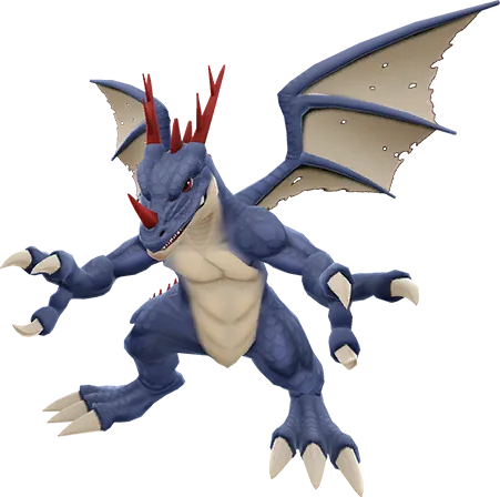 Coredramon (Blue) full-body artwork