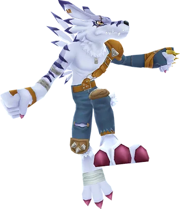 WereGarurumon full-body artwork