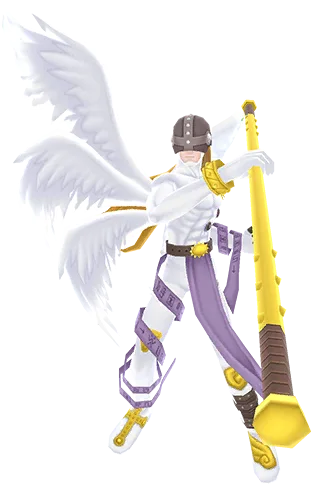 Angemon full-body artwork