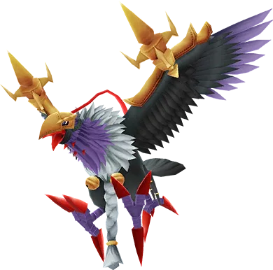 Crowmon full-body artwork