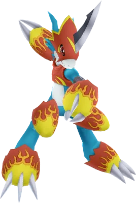 Flamedramon full-body artwork