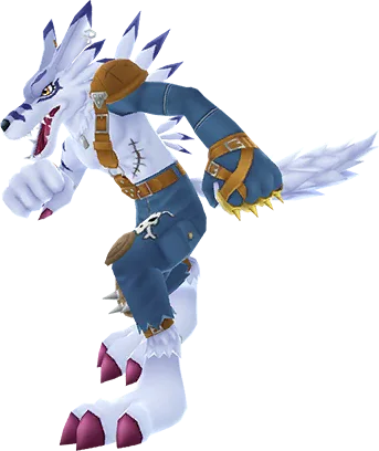 WereGarurumon full-body artwork