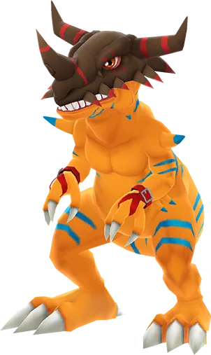 GeoGreymon full-body artwork