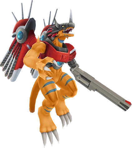 RizeGreymon full-body artwork