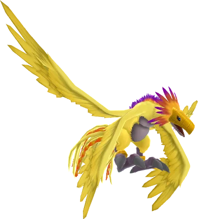 Phoenixmon full-body artwork