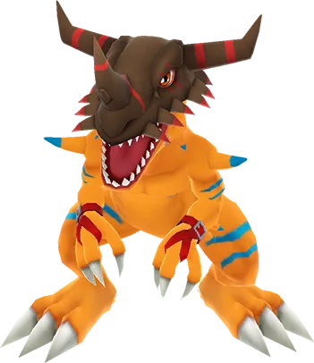 GeoGreymon full-body artwork