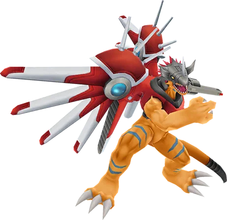 RizeGreymon full-body artwork