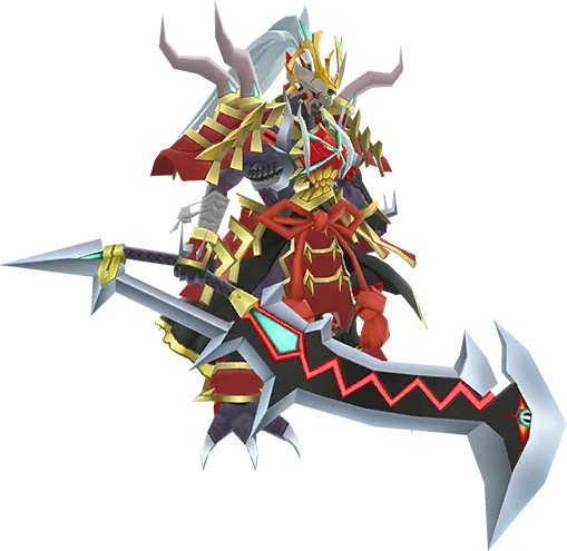 Gaiomon Fierce Blade Mode full-body artwork