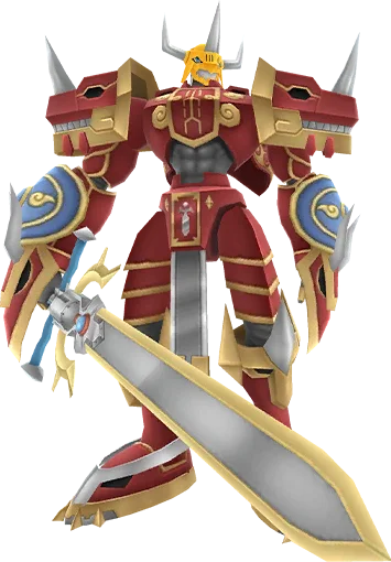 KaiserGreymon full-body artwork