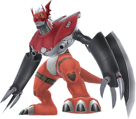 WarGrowlmon full-body artwork