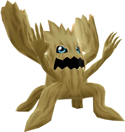 Woodmon full-body artwork