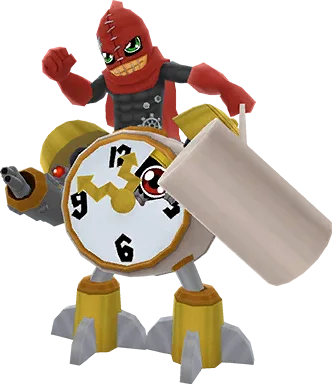 Clockmon full-body artwork